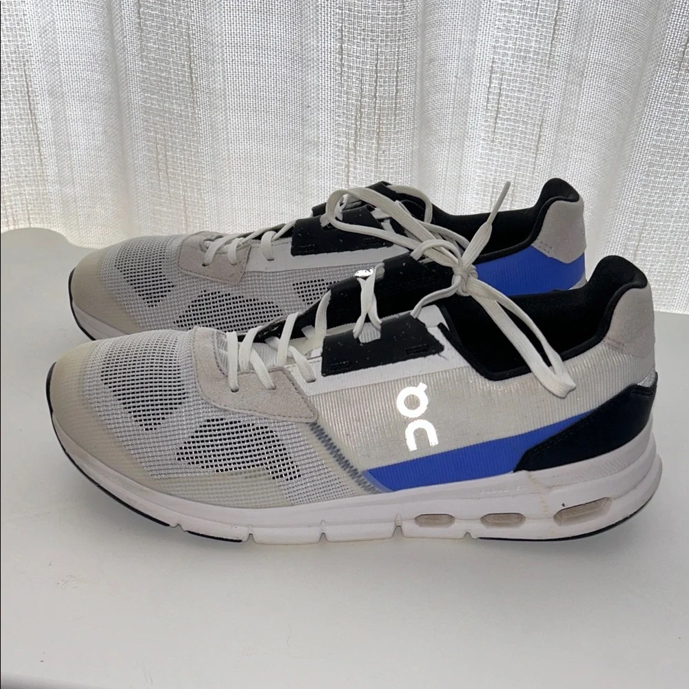 On Running Cloudrift Men's Running Shoes White‎ Cobalt US 9.5